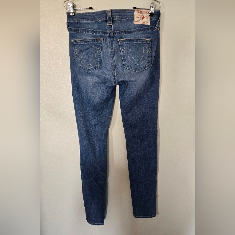 True Religion | Stellams Mid Rise Skinny Jeans Size 28 - Picture 3 of 10
